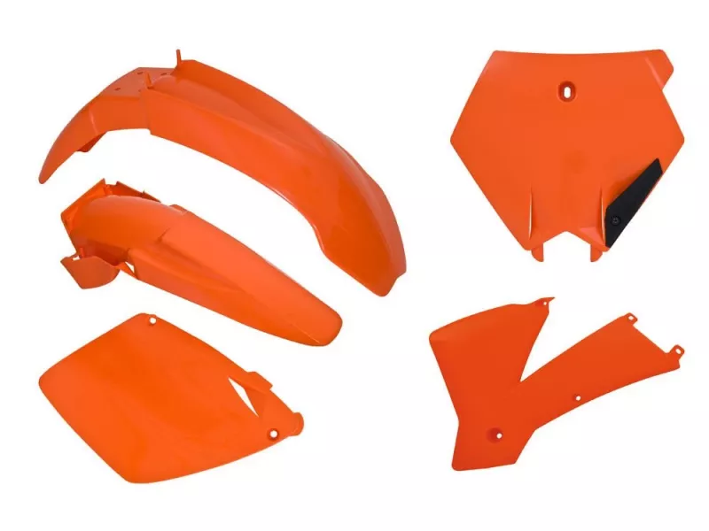 Комплект пластика KTM SX-SXF125-520-525 01-03 # SX-SXF250 2ST-450 01-02 # EXC-EXCF 03 оранжевый