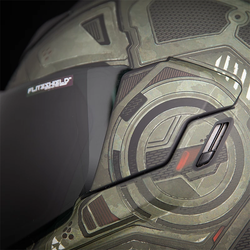 Мотошлем ICON AIRFLITE BLOCKCHAIN Green