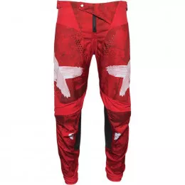 Мотоштаны Thor PULSE HAZARD Red/White